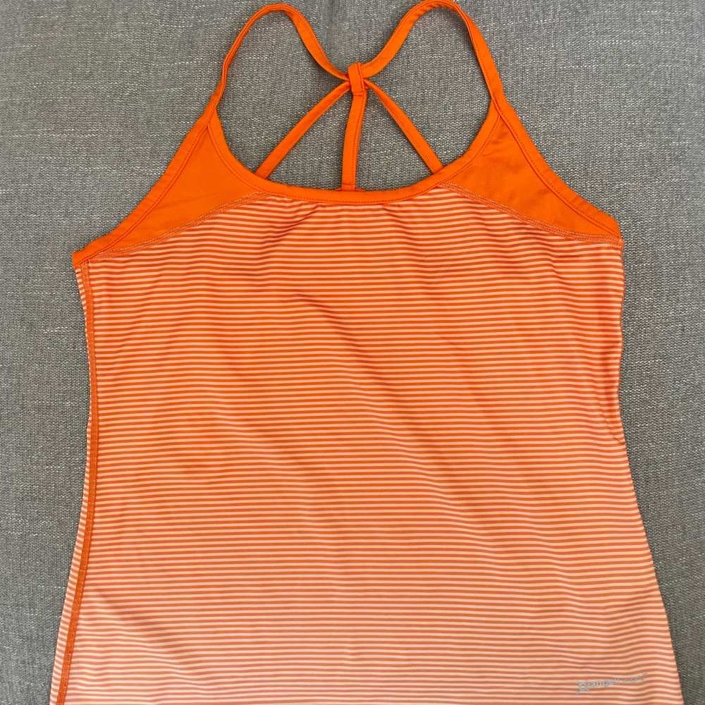 Orangetheory OTF Racerback Tank - Orange Striped